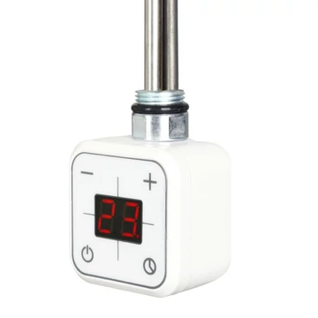 Sanica 600W digitális termosztátos fehér törölközőszárító radiátor fűtőbetét