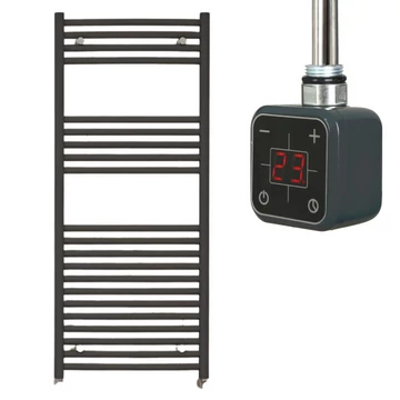 Sanica elektromos egyenes antracit törölközőszárító radiátor 500x1200 600W