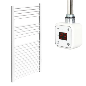 Sanica elektromos egyenes fehér törölközőszárító radiátor 500x1200 600W