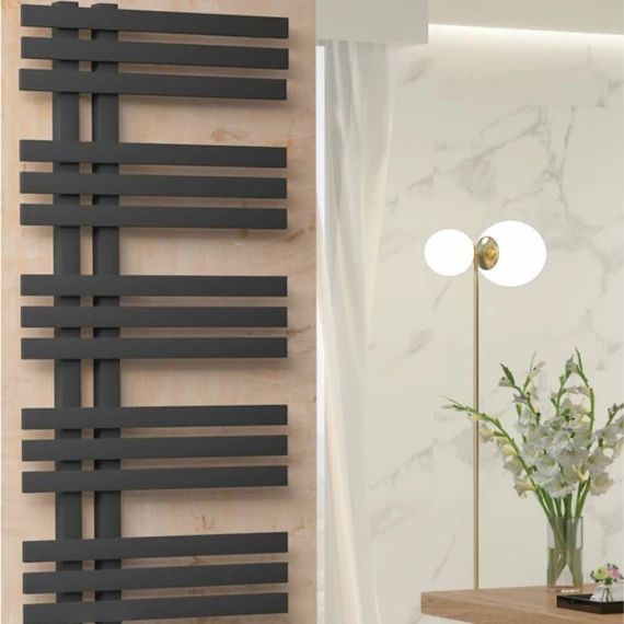 Sanica Azra antracit design fürdőszoba radiátor 500x800