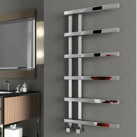 Sanica Potenza króm design fürdőszoba radiátor 500x1000