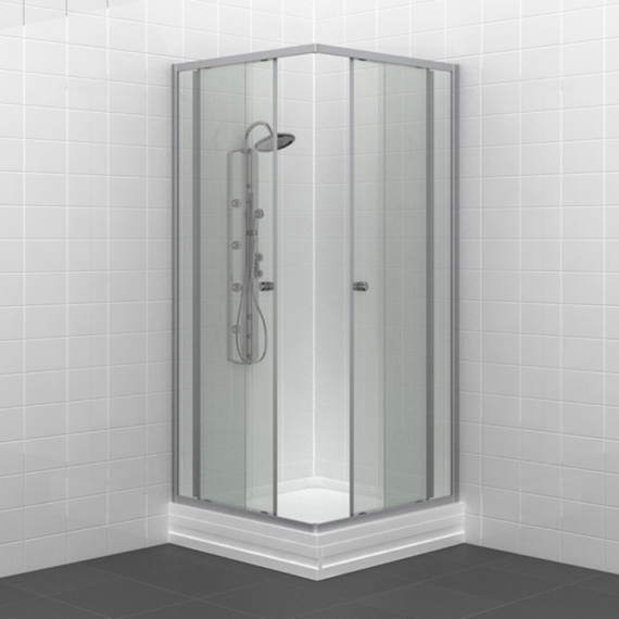 Sanica Orbit szögletes zuhanykabin 90x90