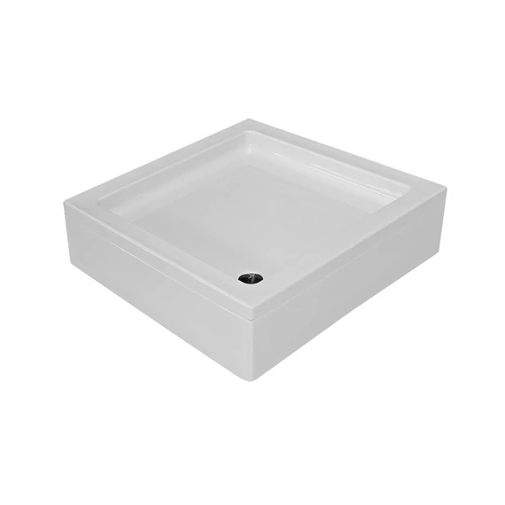 Sanica Orbit 80x80 szögletes zuhanytálca lábbal és előlappal
