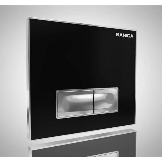 Sanica P5 fekete/króm nyomólap